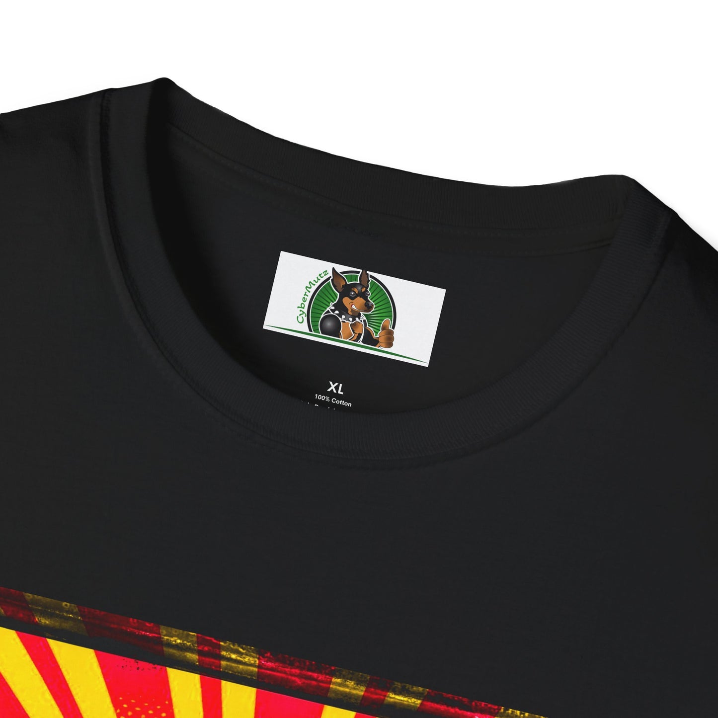 Dalmatian colorful surfing t shirt T-Shirt Printify