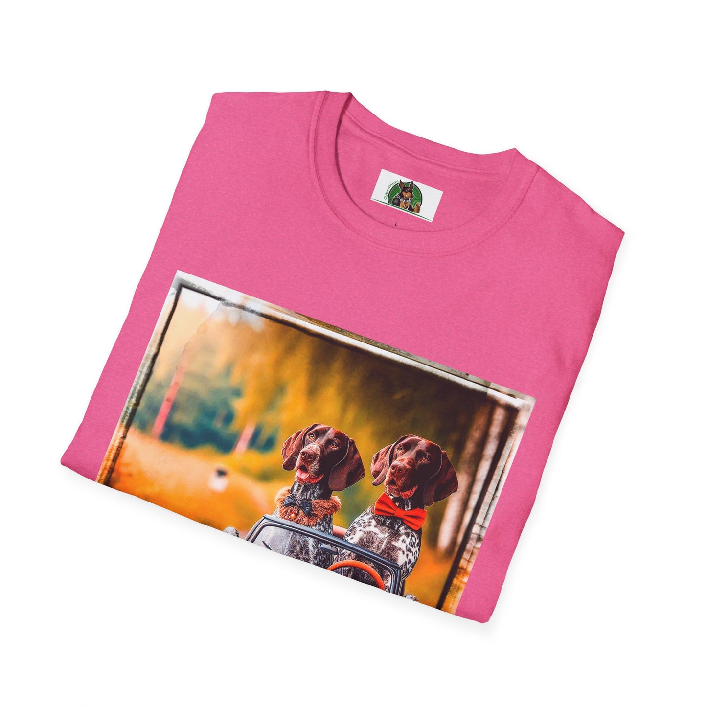 Wacky German Shorthaired Pointer happy friends t shirt