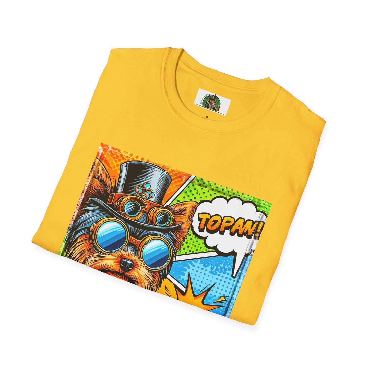 Yorkie pop art shirt