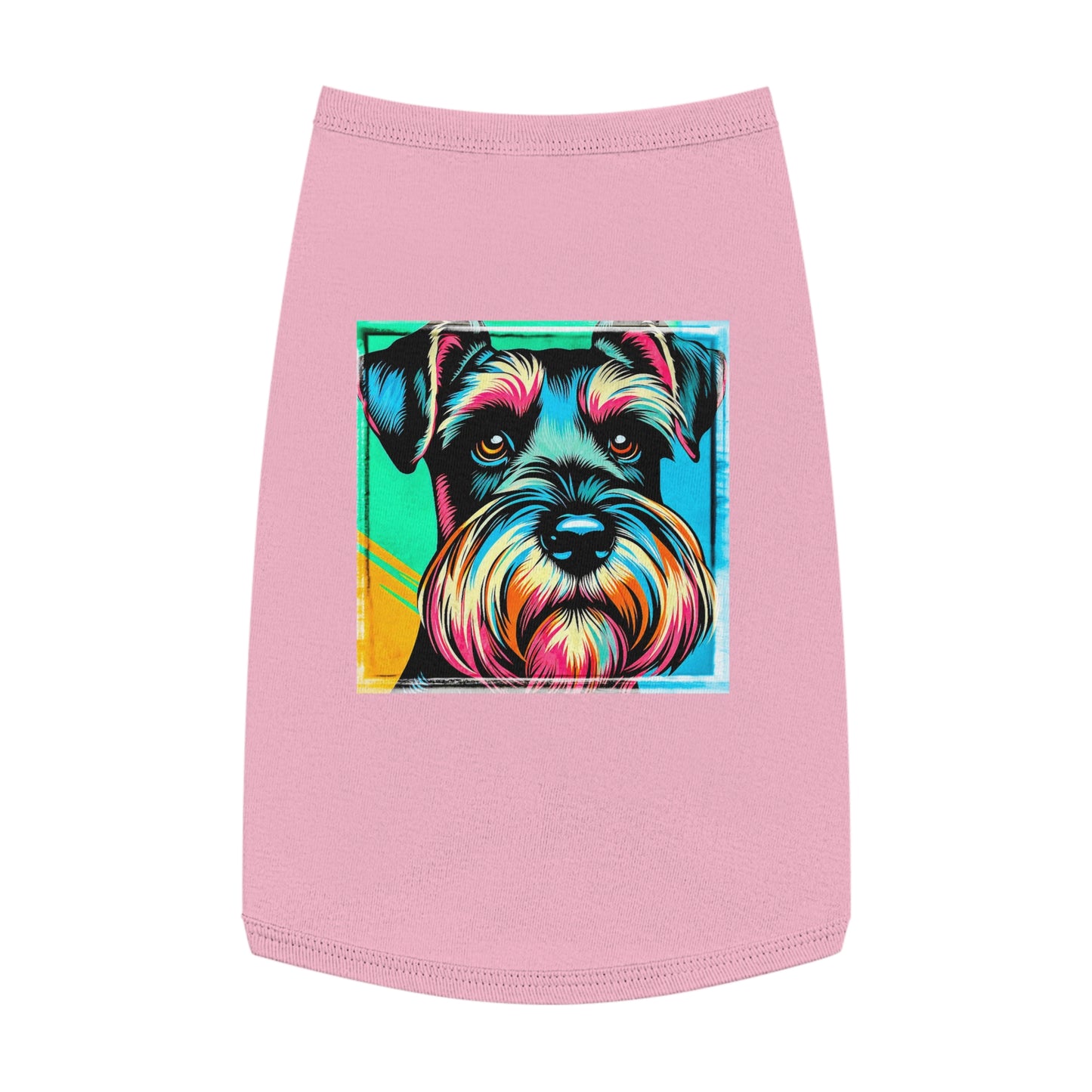 Miniature Schnauzer colorful art shirt Pets Printify L Pink