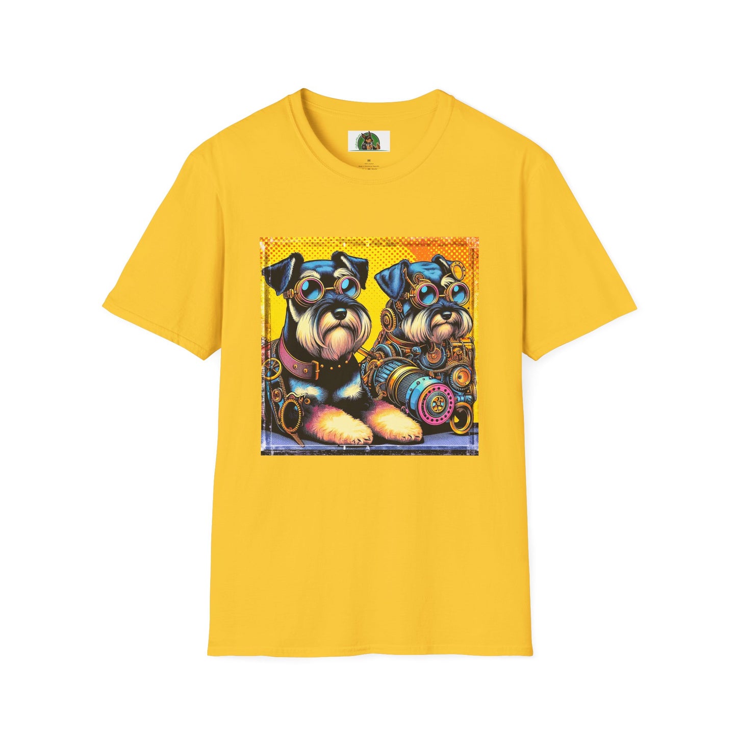 Miniature Schnauzer steam punk cuties shirt T-Shirt Printify S Daisy