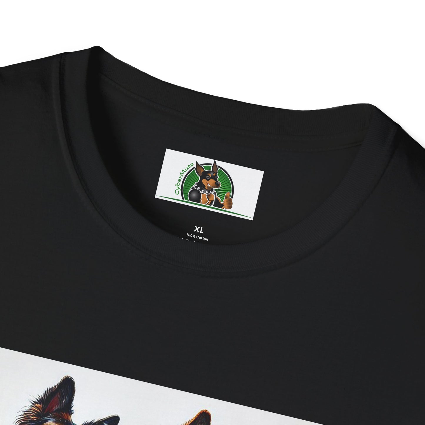 German Shepherd T-Shirt - Dancing Dog Design T-Shirt Printify