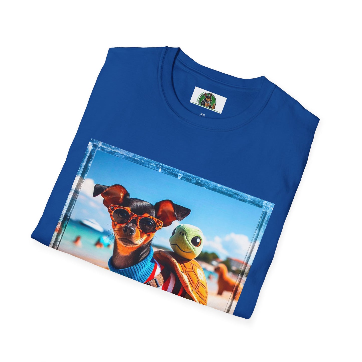Min Pin T-Shirt beach day T-Shirt Printify