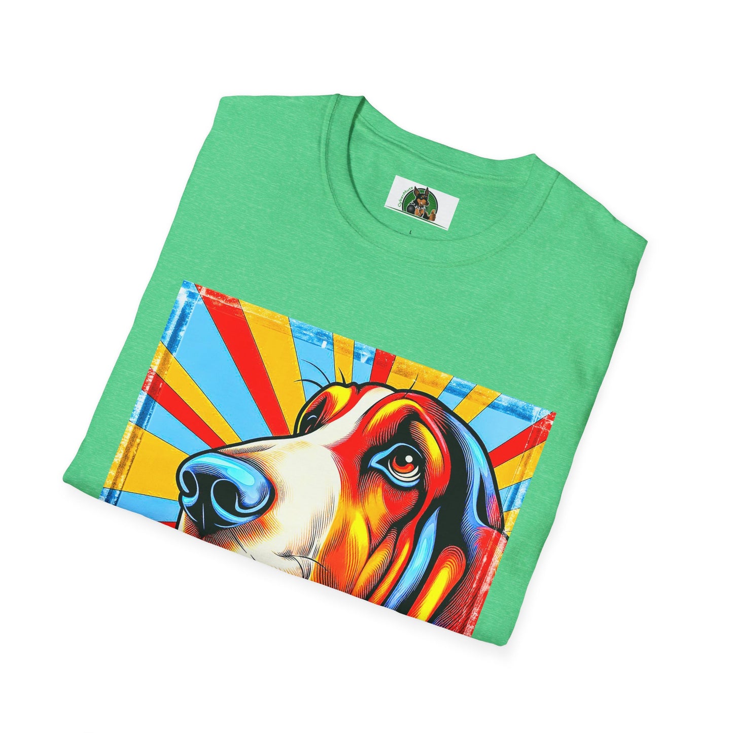 Basset Hound Bright Pop Art Pic