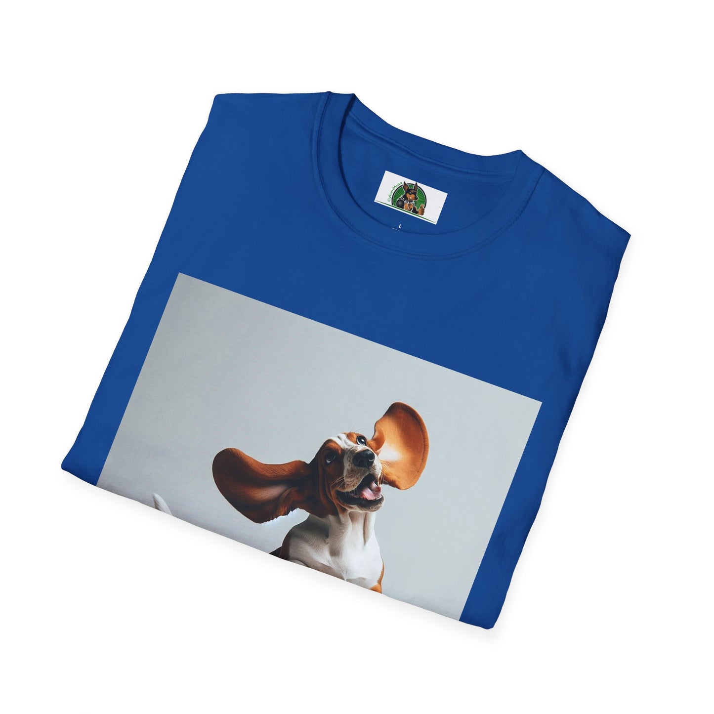 Bassett Hound T-Shirt - Dancing Dog Design T-Shirt Printify