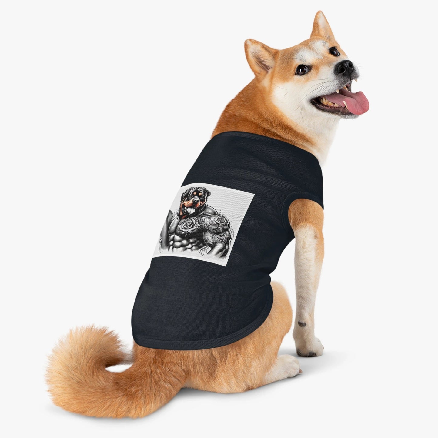 Pet Tank Top Rottie sexy surfer by Printify