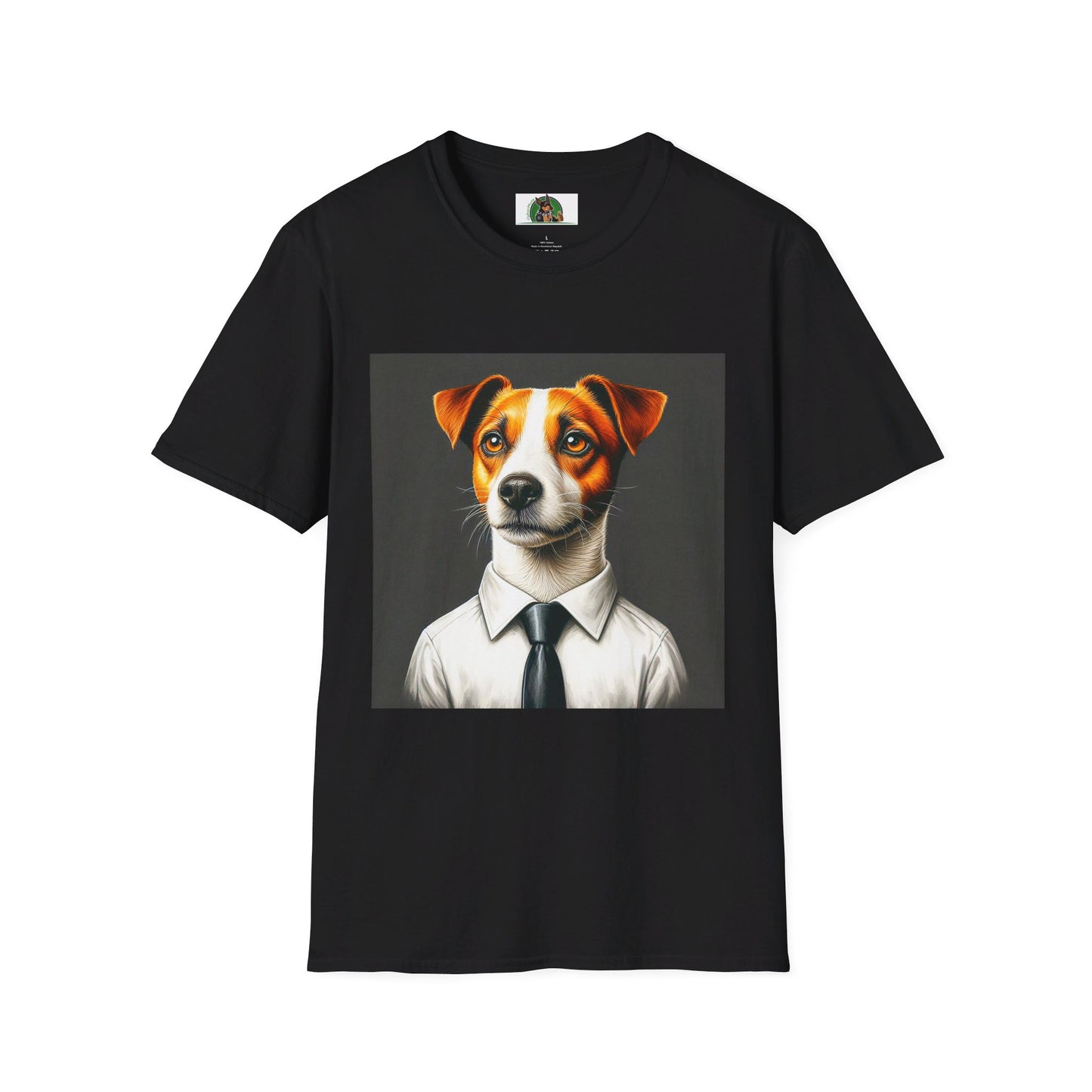 Jack Russell T-Shirt Printify S Black