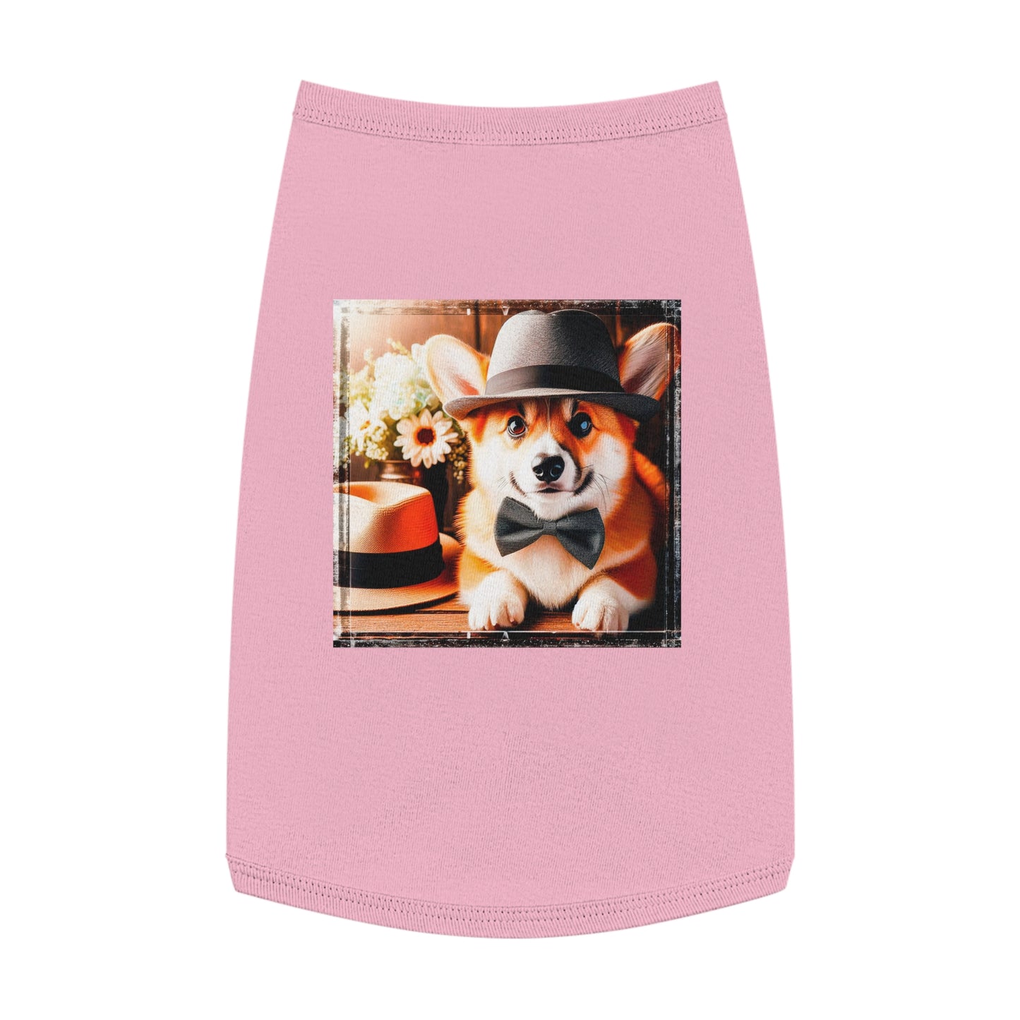 Pembroke Welsh Corgi fun hat shirt Pets Printify L Pink