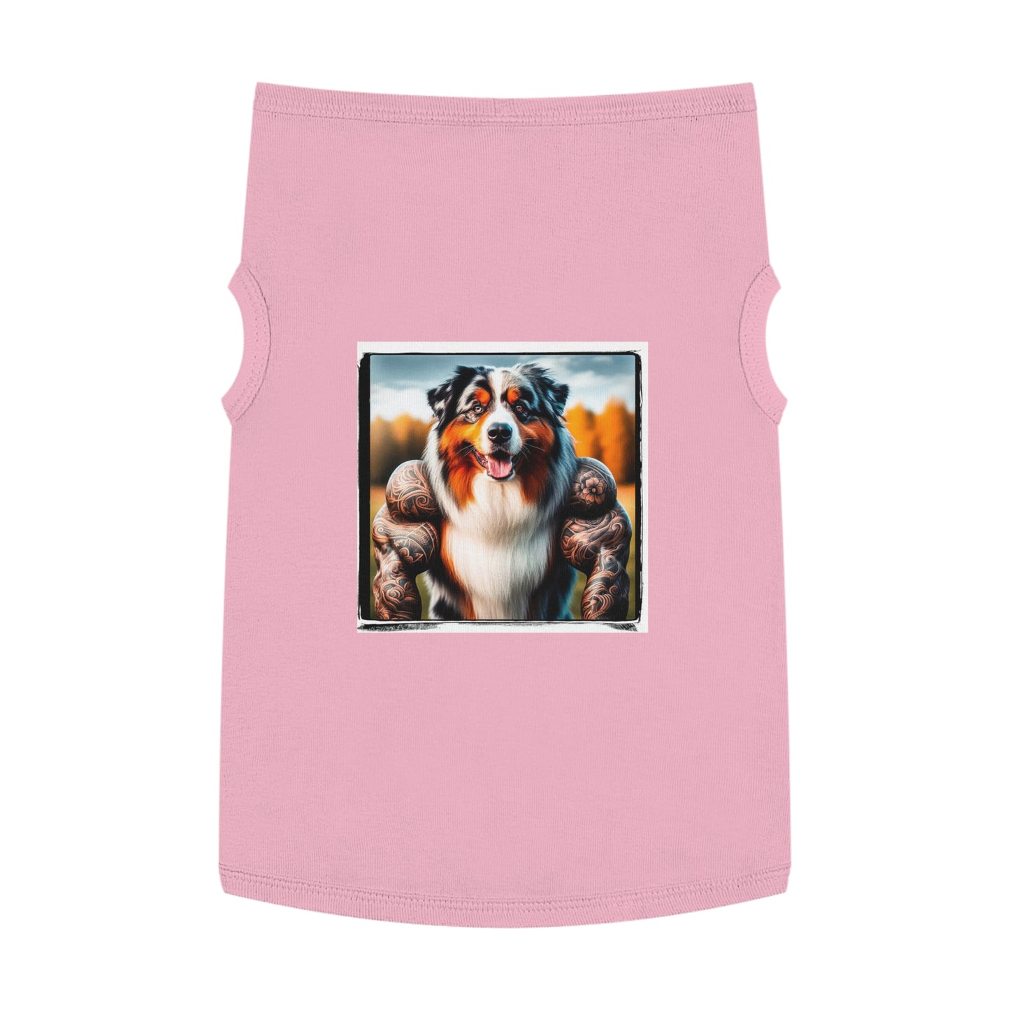 Pet Tank Top Australian Shepherd Pets Printify XL Pink