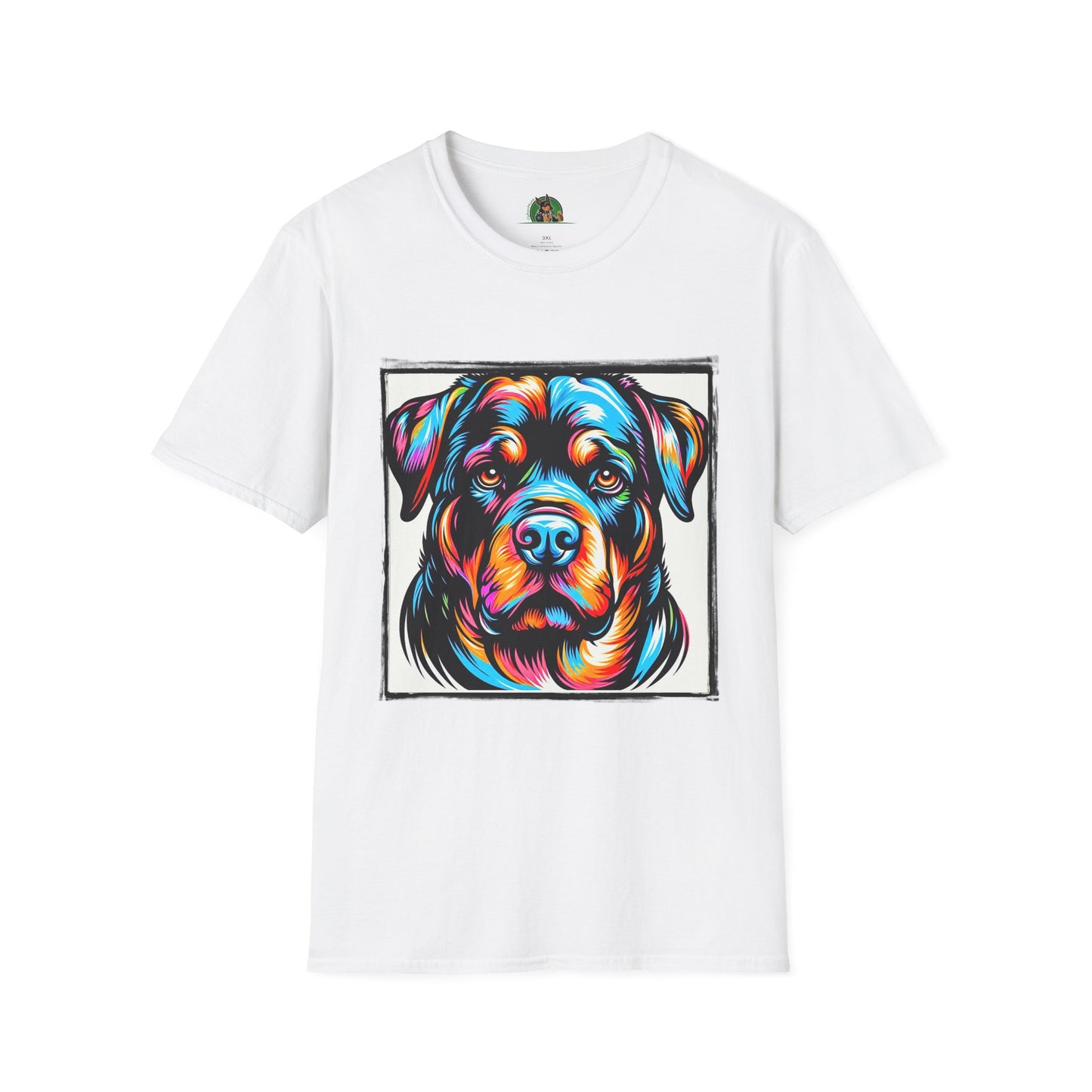 Rottweiler handsome dog shirt T-Shirt Printify XS White