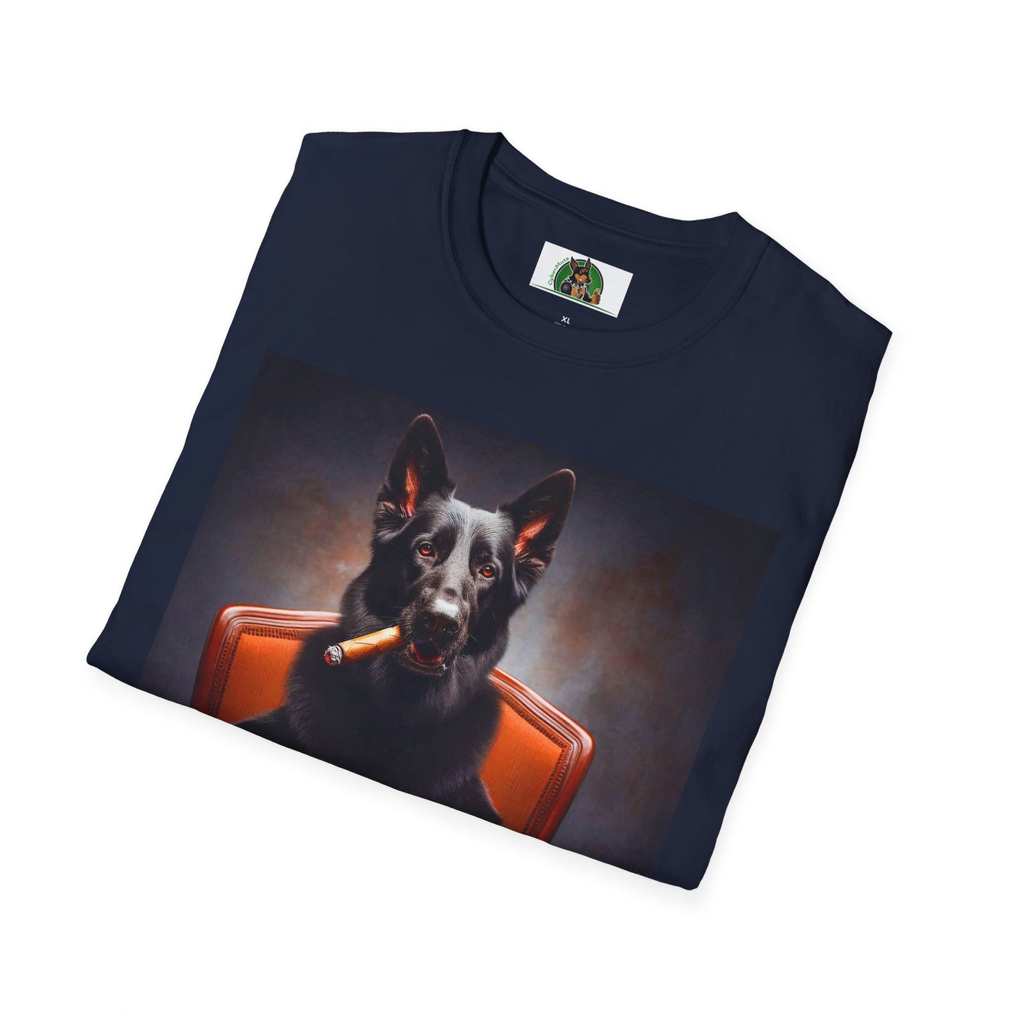 German Shepherd poker shirt T-Shirt Printify