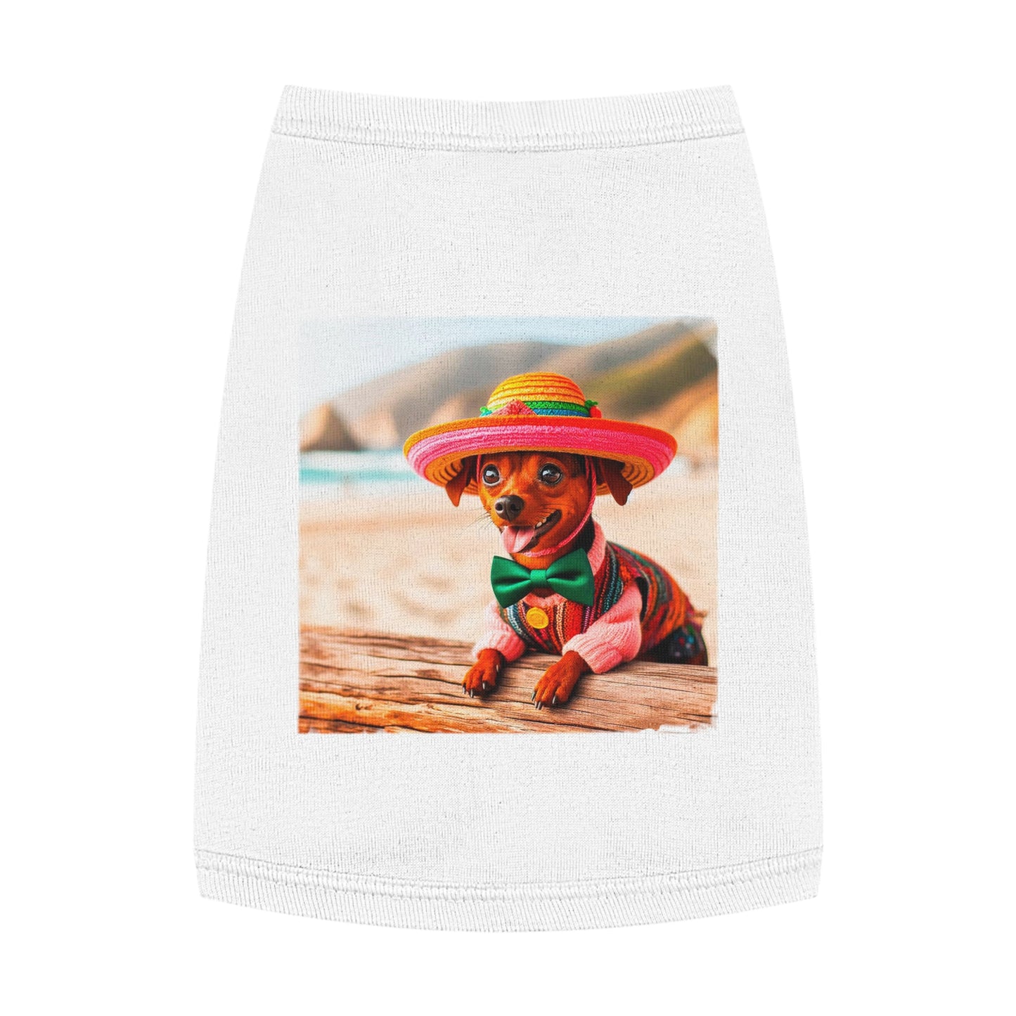 Min Pin Tank Tops cinco de mayo Pets Printify