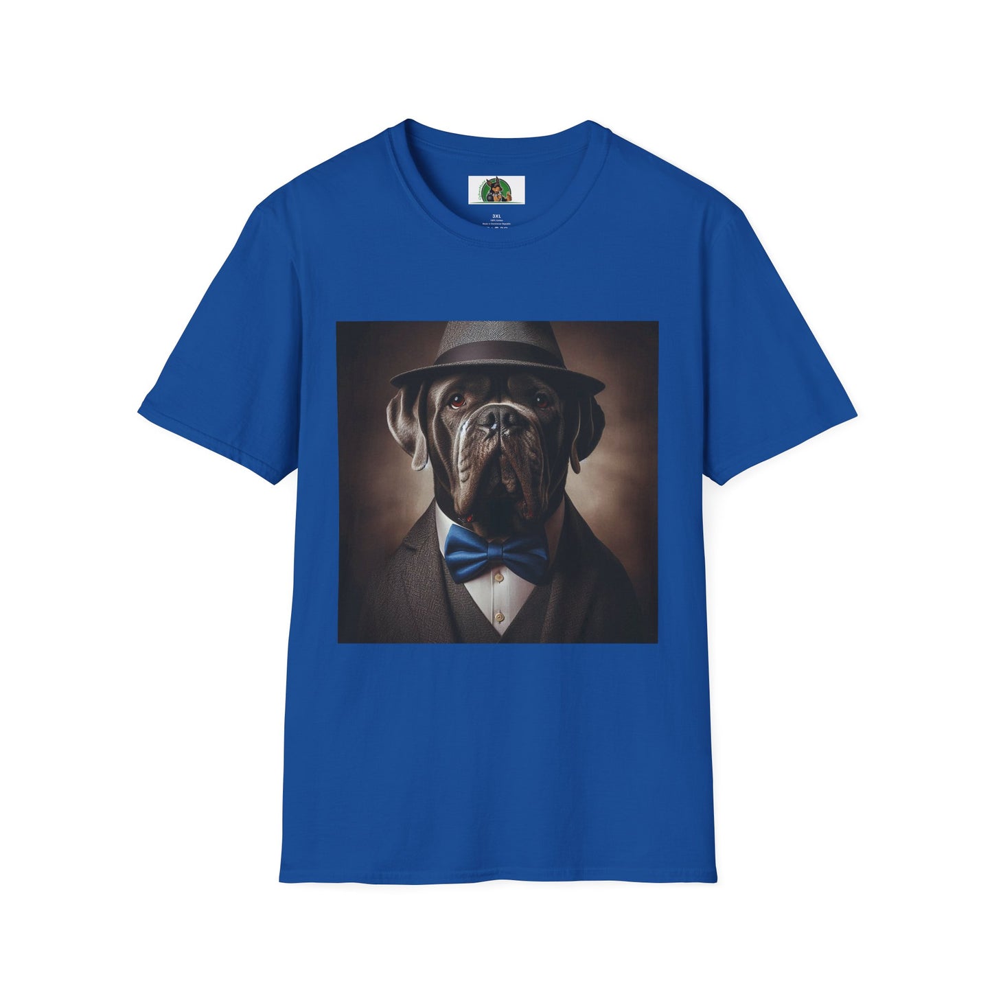 Cane Corso Dapper Dog TShirt T-Shirt Printify XS Royal