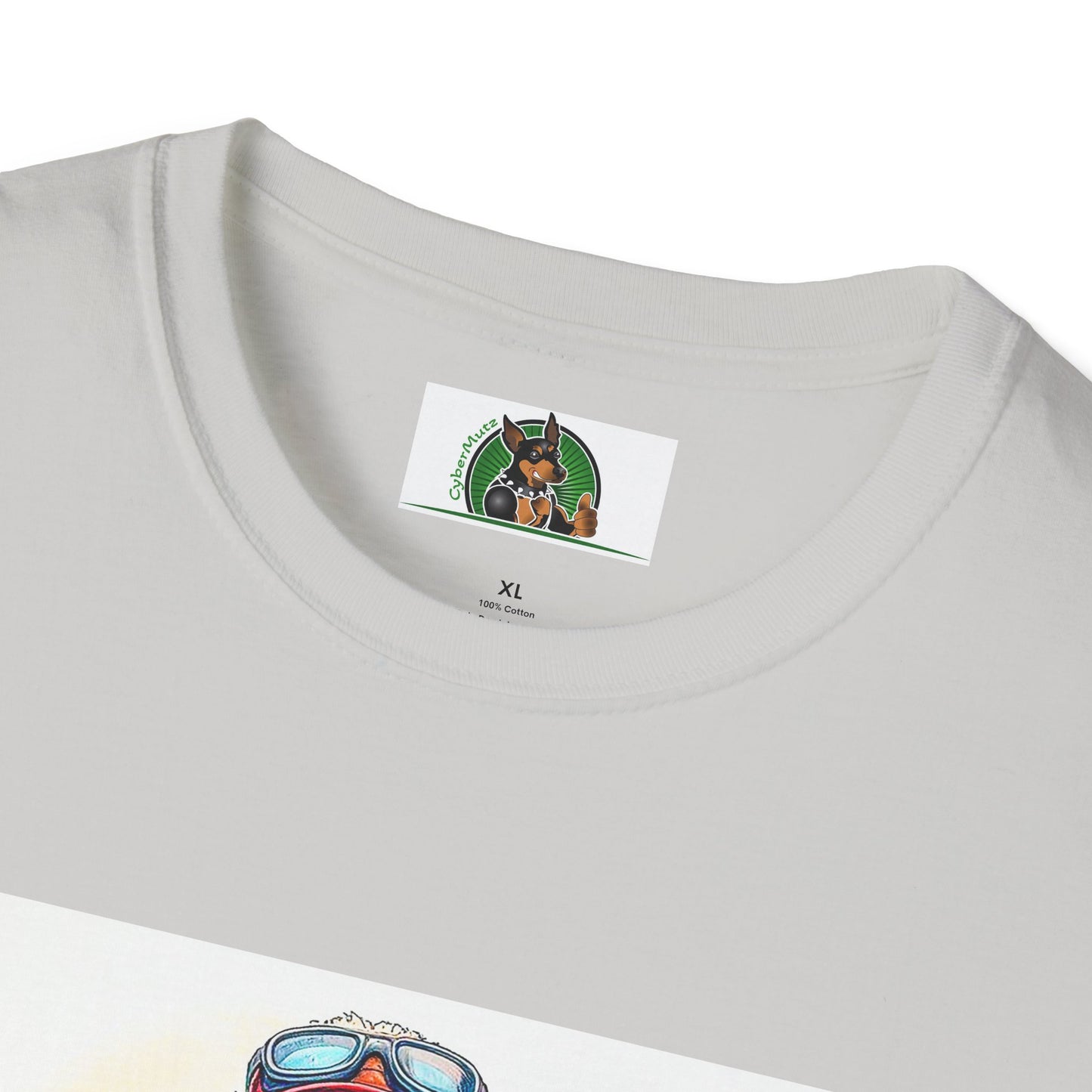Golden Doodle surfer dude t shirt