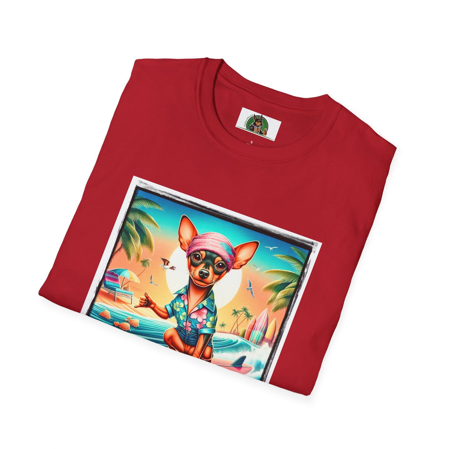 Min Pin T-Shirt Hawaiian surfing