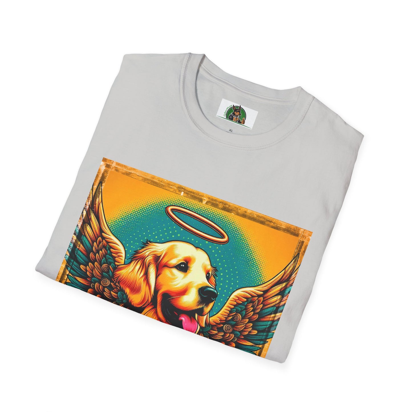 Golden Retriever glowing Angel t shirt