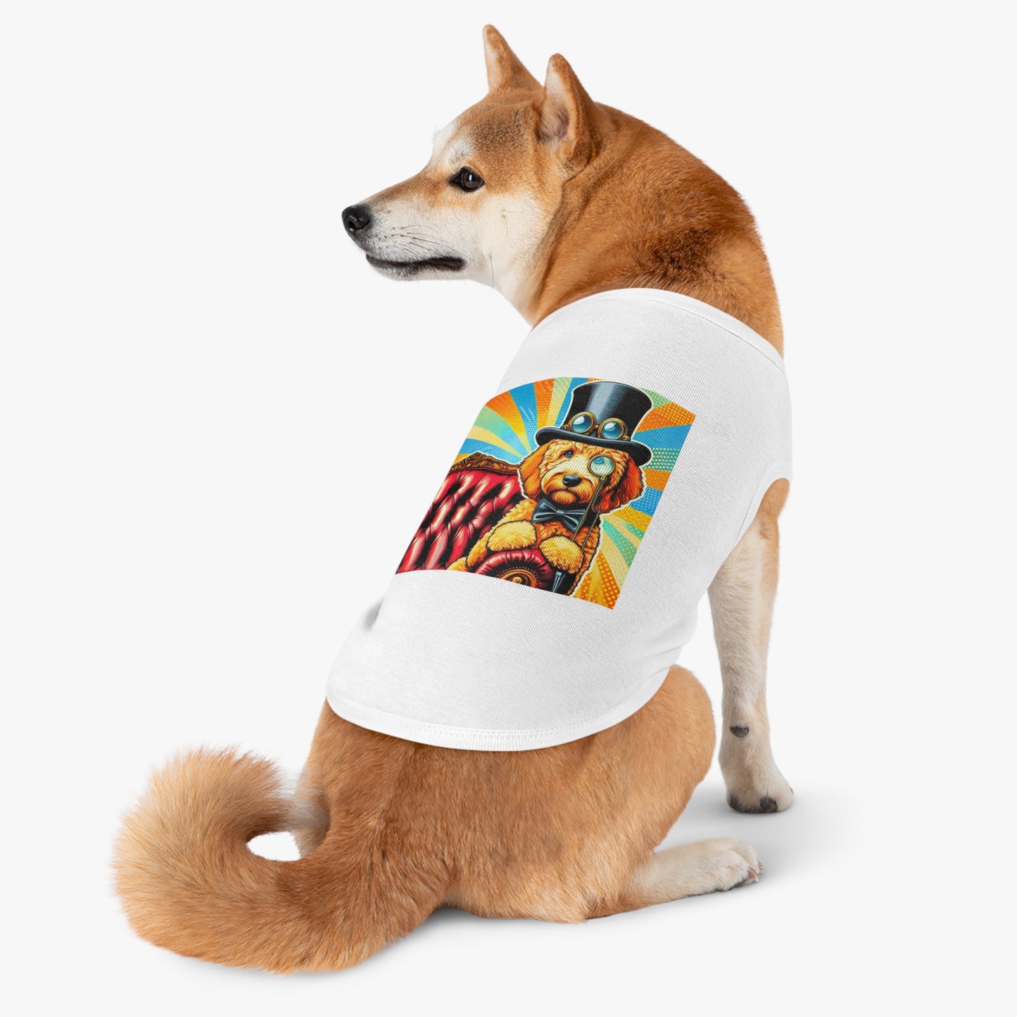 Pet Tank Golden Doodle steampunk shirt
