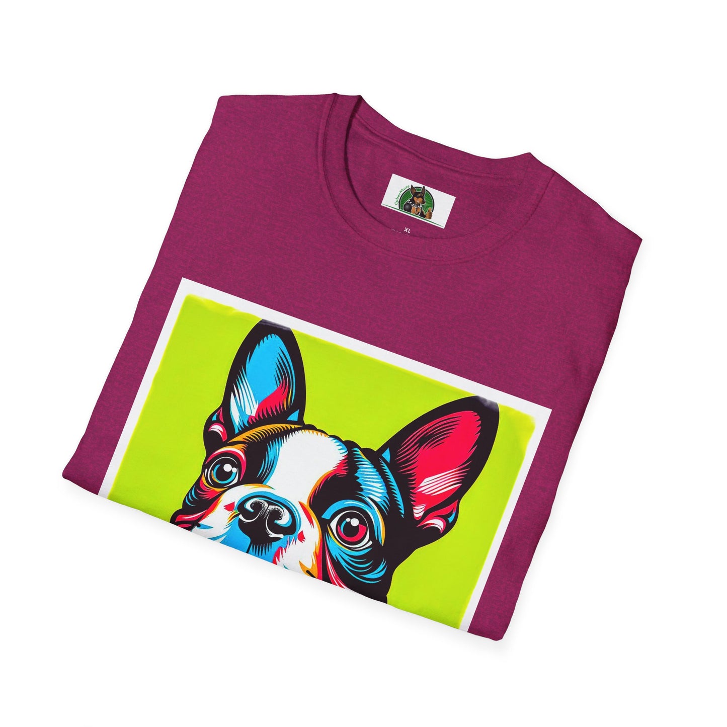 Boston Terrier Pop Art TShirt T-Shirt Printify
