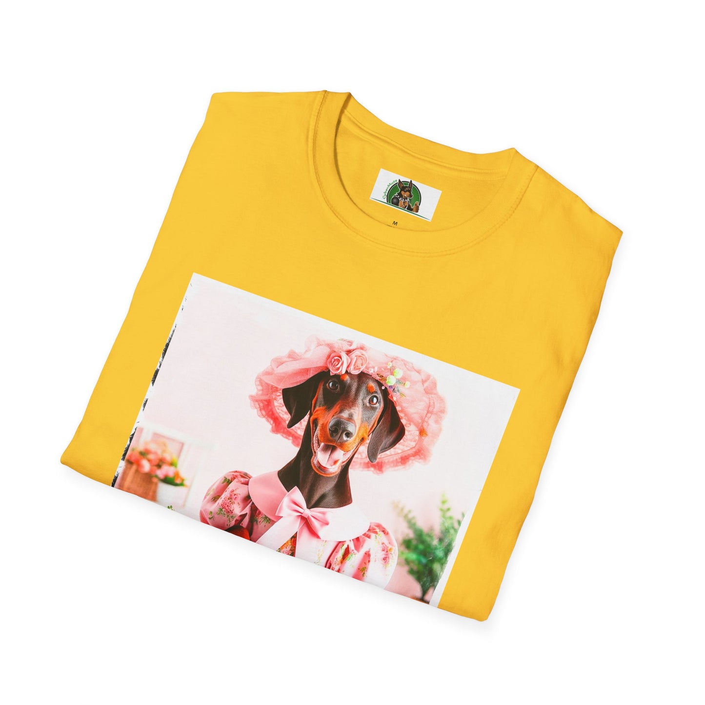 Doberman easter t shirt