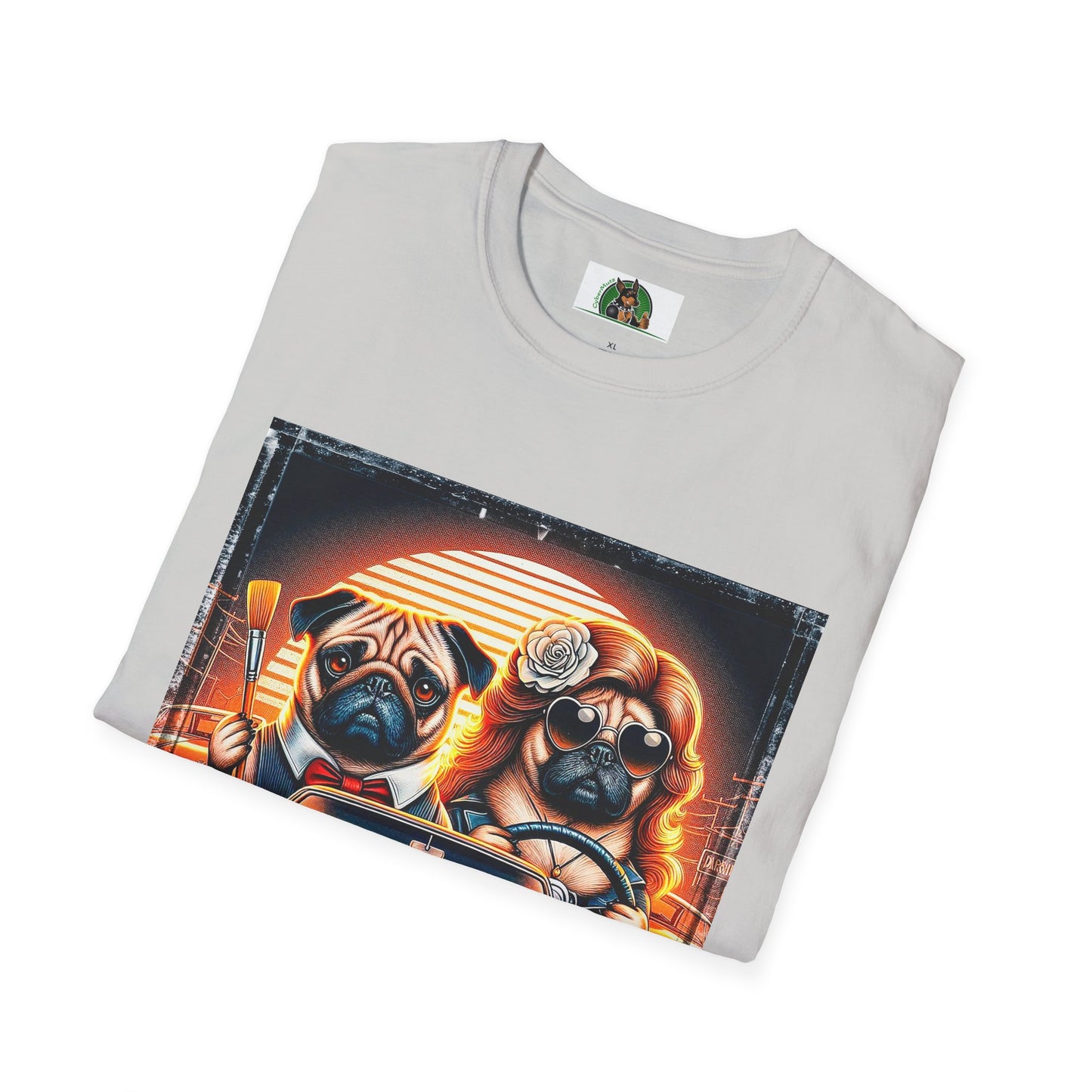 Wacky Pugs T-Shirt Printify