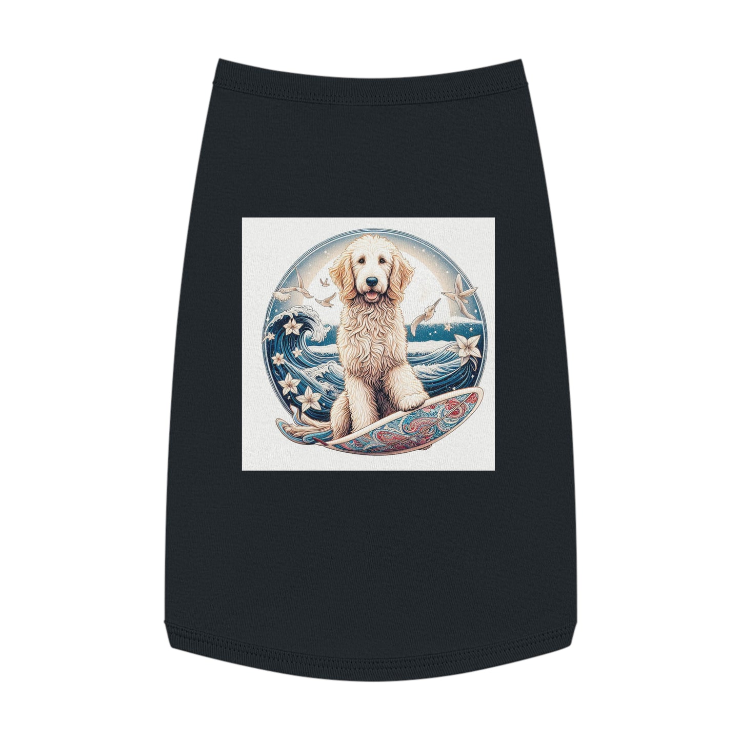 Pet Tank Golden Doodle Pets Printify L Black