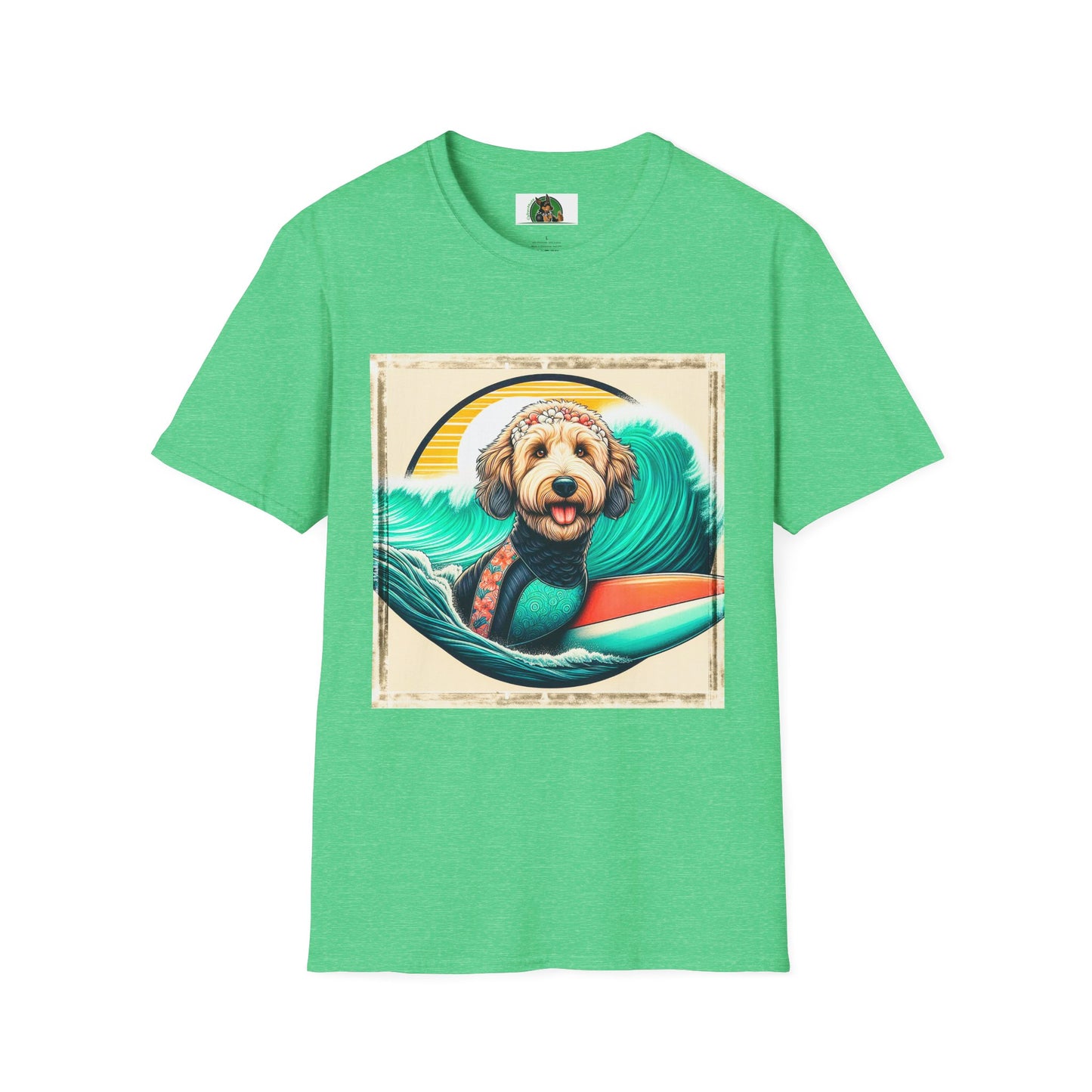 Shepadoodle T-Shirt Printify S Heather Irish Green