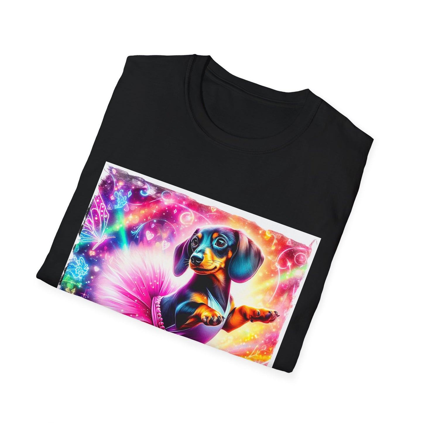 Dachshund pretty ballerina t shirt T-Shirt Printify