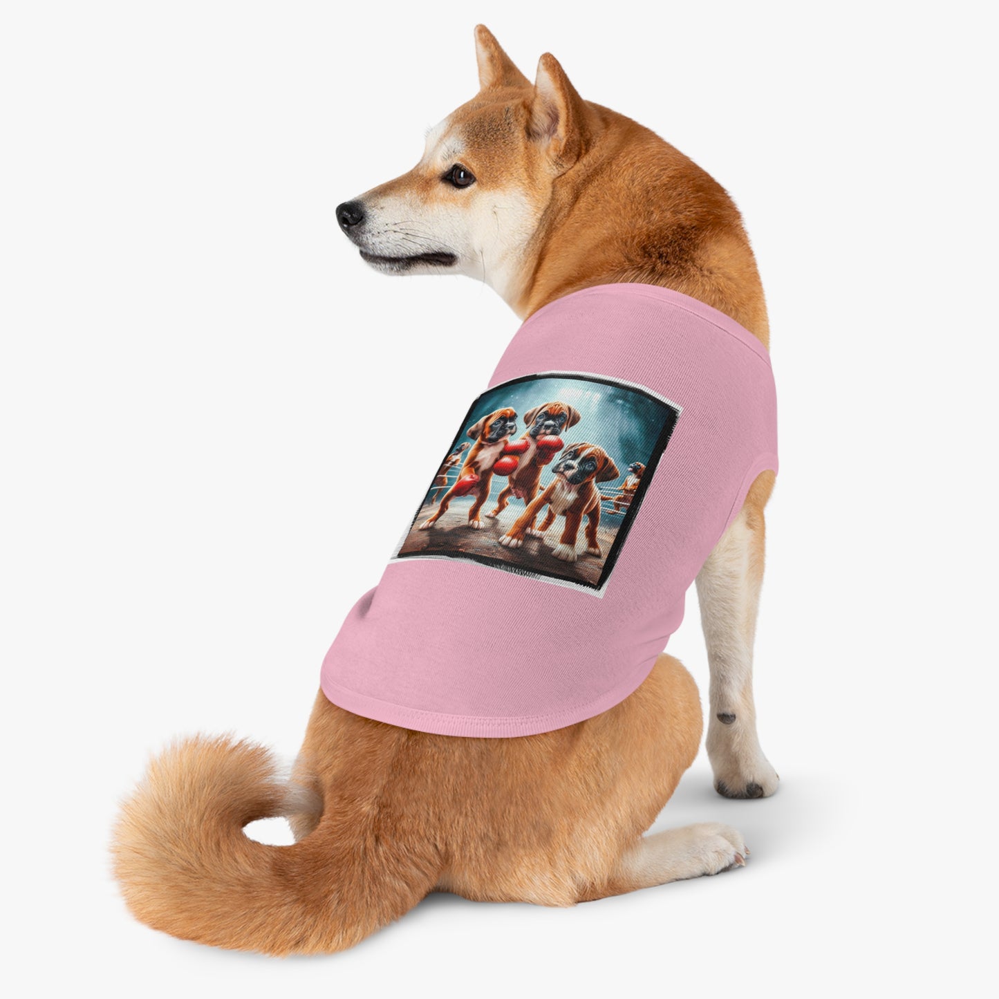 Pet Tank Top Boxer Puppies Pets Printify