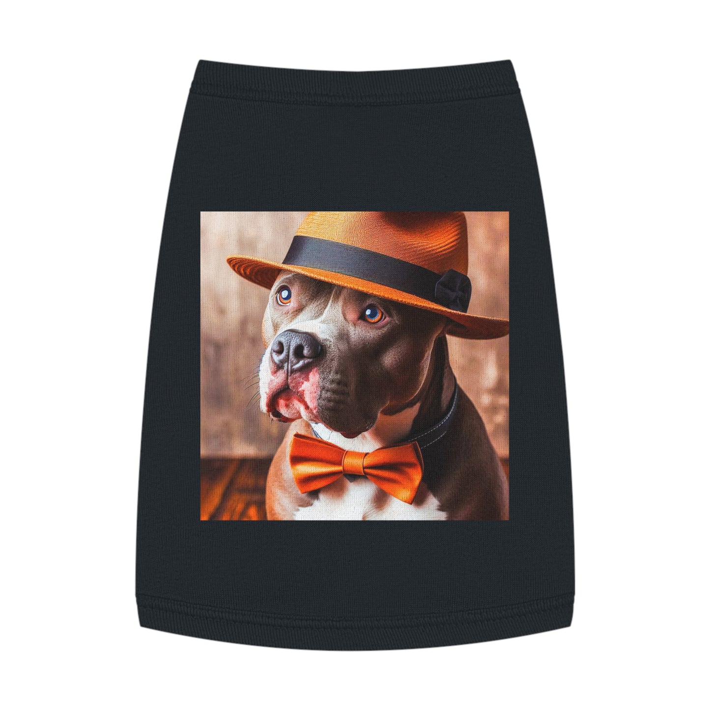 Pet Tank Top Pit Bull pretty boy Pets Printify M Black