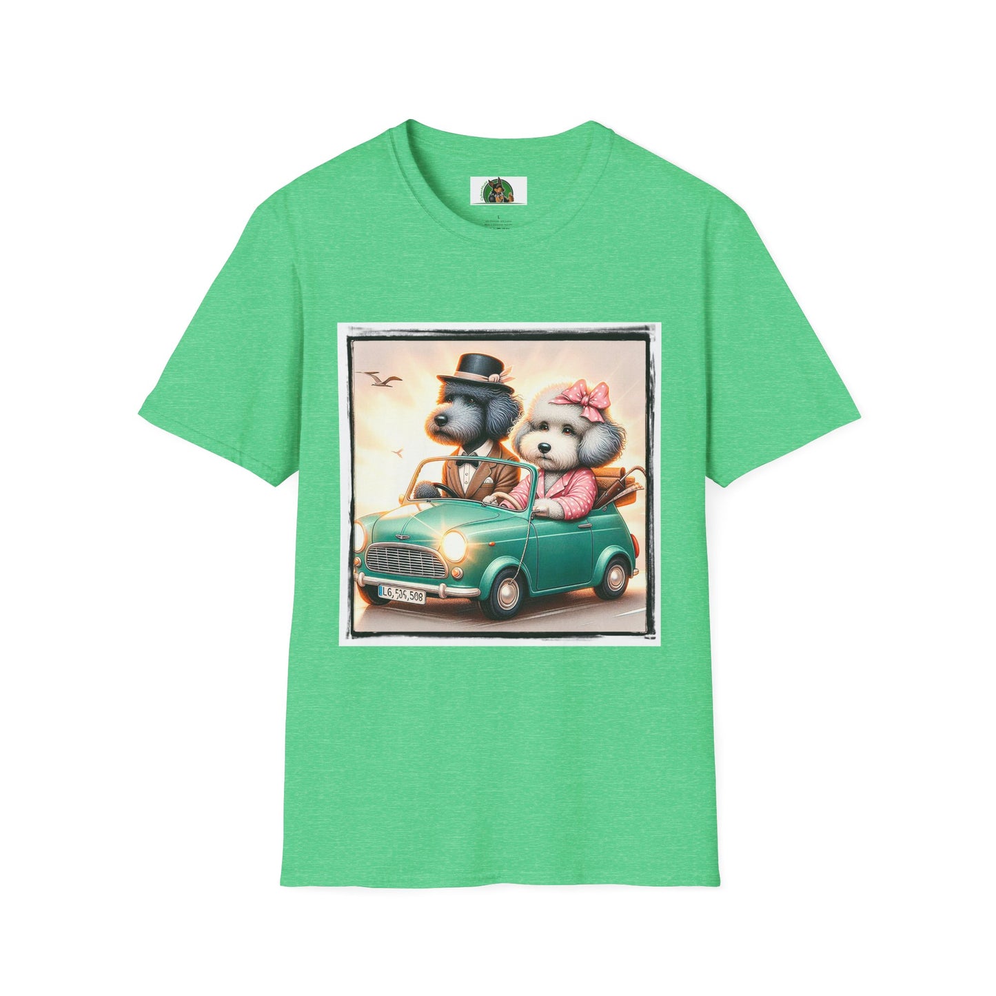 Wacky Shepadoodle T-Shirt Printify S Heather Irish Green