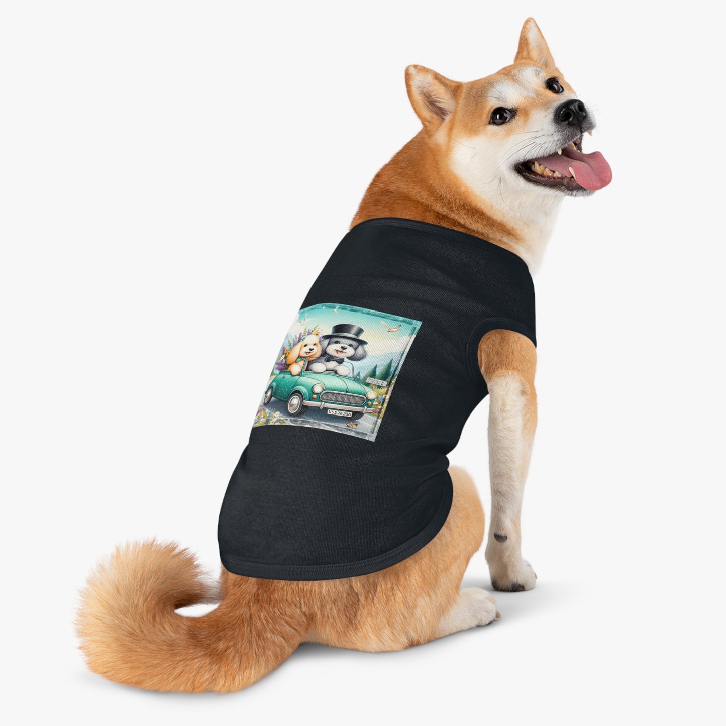 Wacky Pet Tank Top Sheepadoodle fun couple