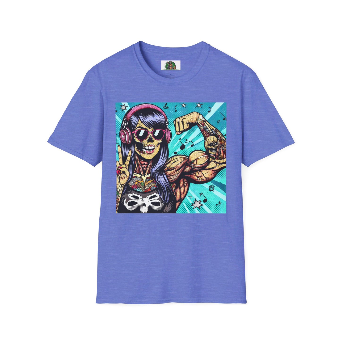 Zombie Girl T-Shirt Printify S Heather Royal