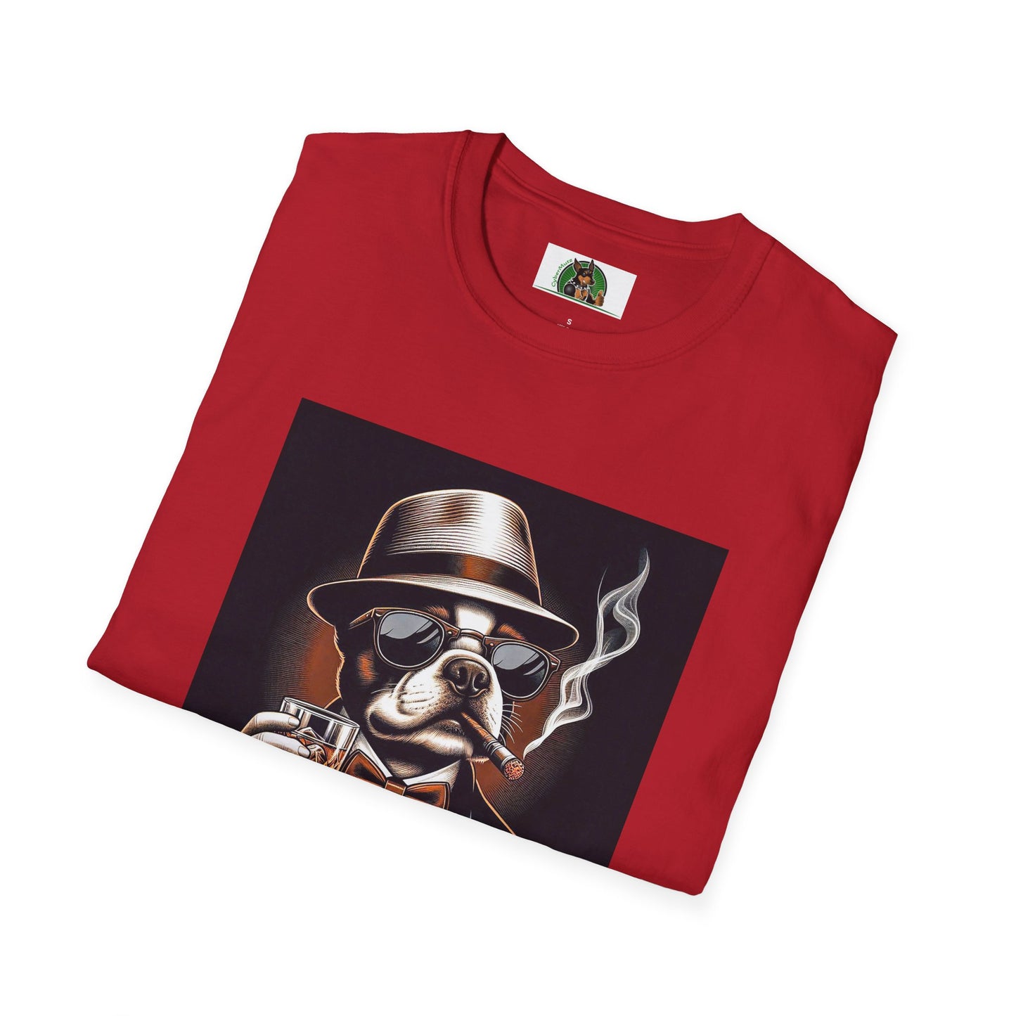 Boston Terrier Smoking T-shirt