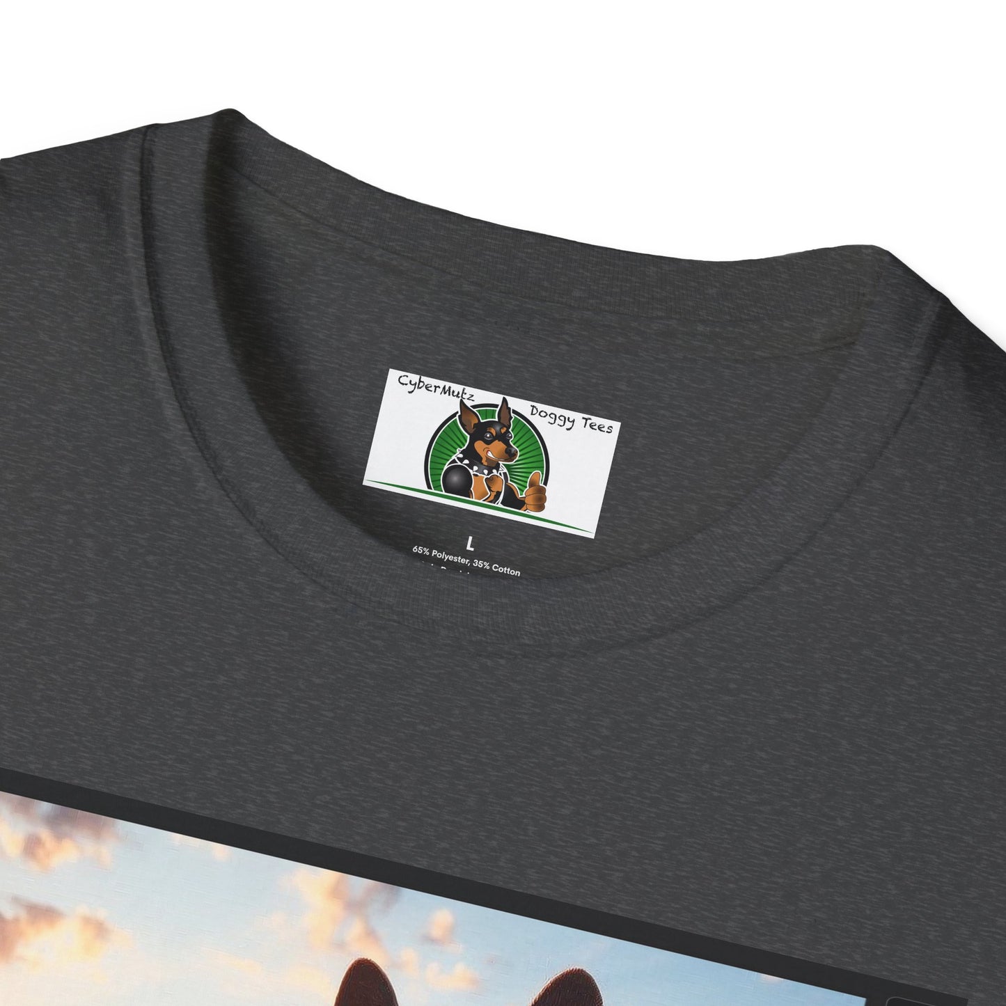 German Shepherd Dog Photographer Unisex Softstyle T-Shirt T-Shirt Printify