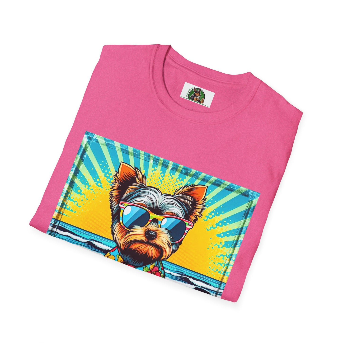 Yorkie pop art cutie shirt