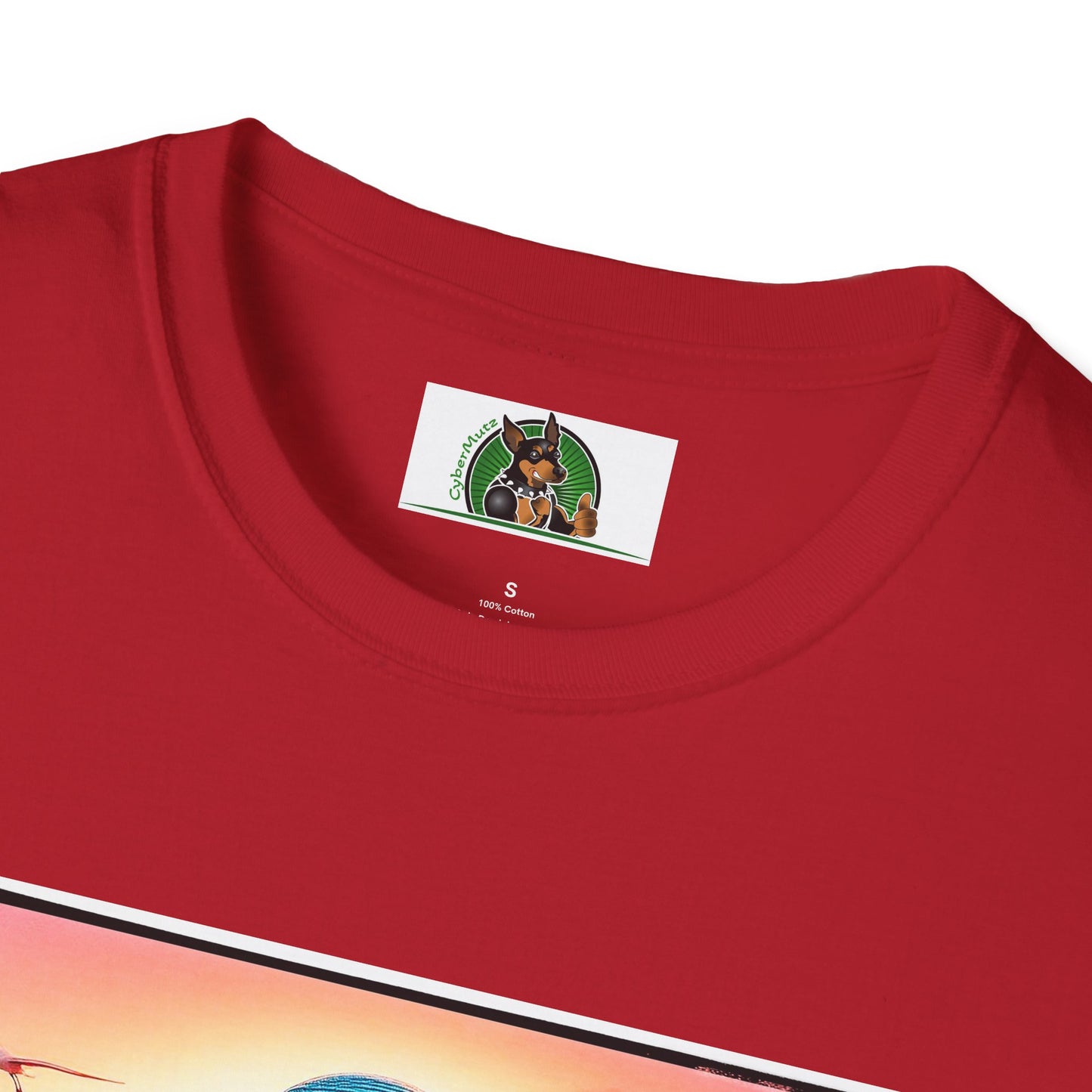 Cavalier King Charles Spaniel Female Surfing Dog With Summer Hat TShirt