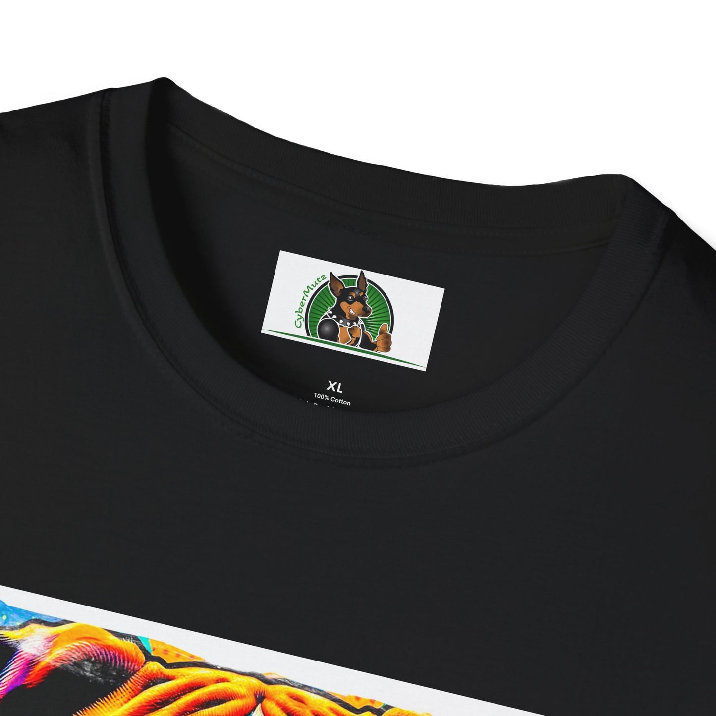 Boxer Pop Art Dog Wearing Glasses T-Shirt T-Shirt Printify