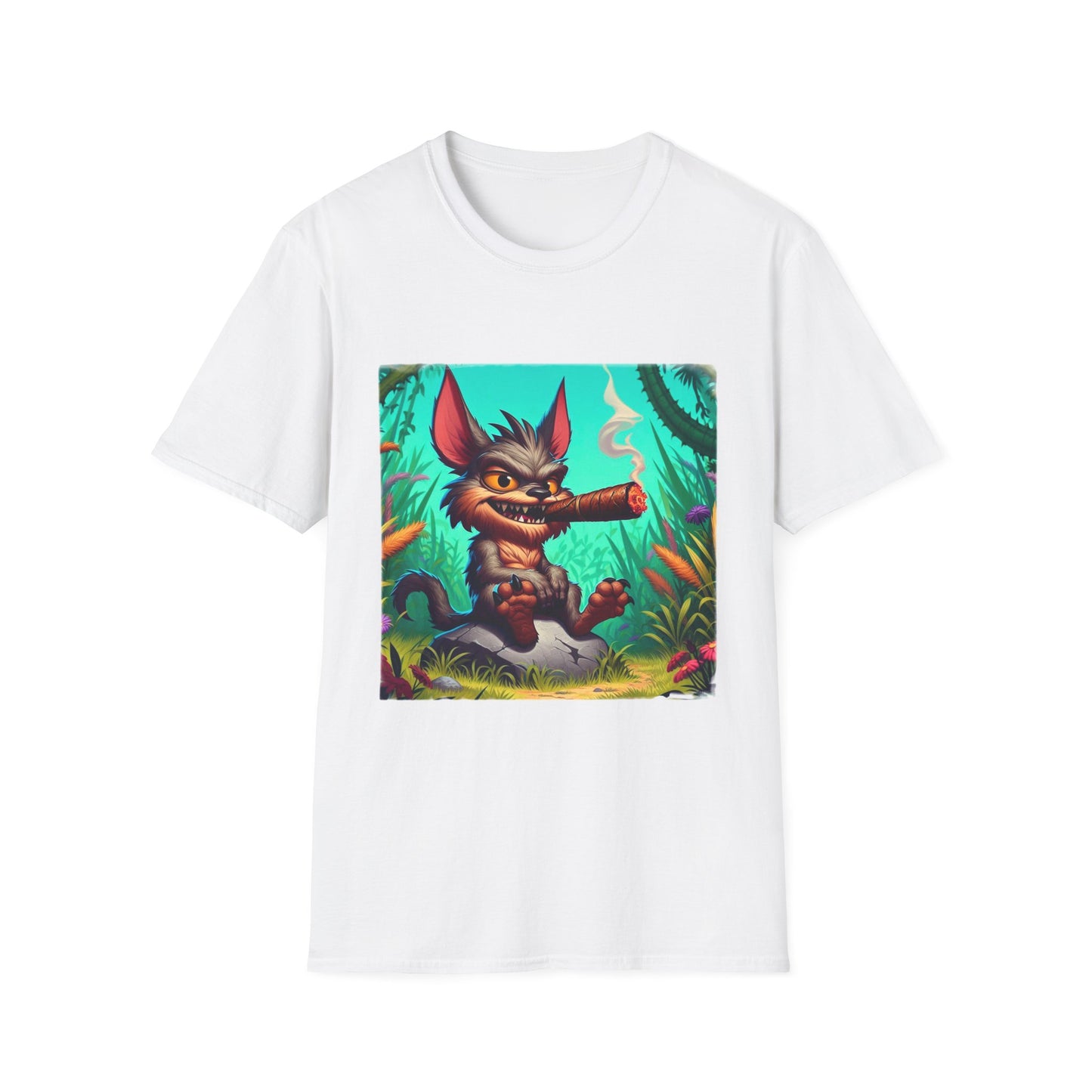 Chupacabra skipping t shirt T-Shirt Printify XS White