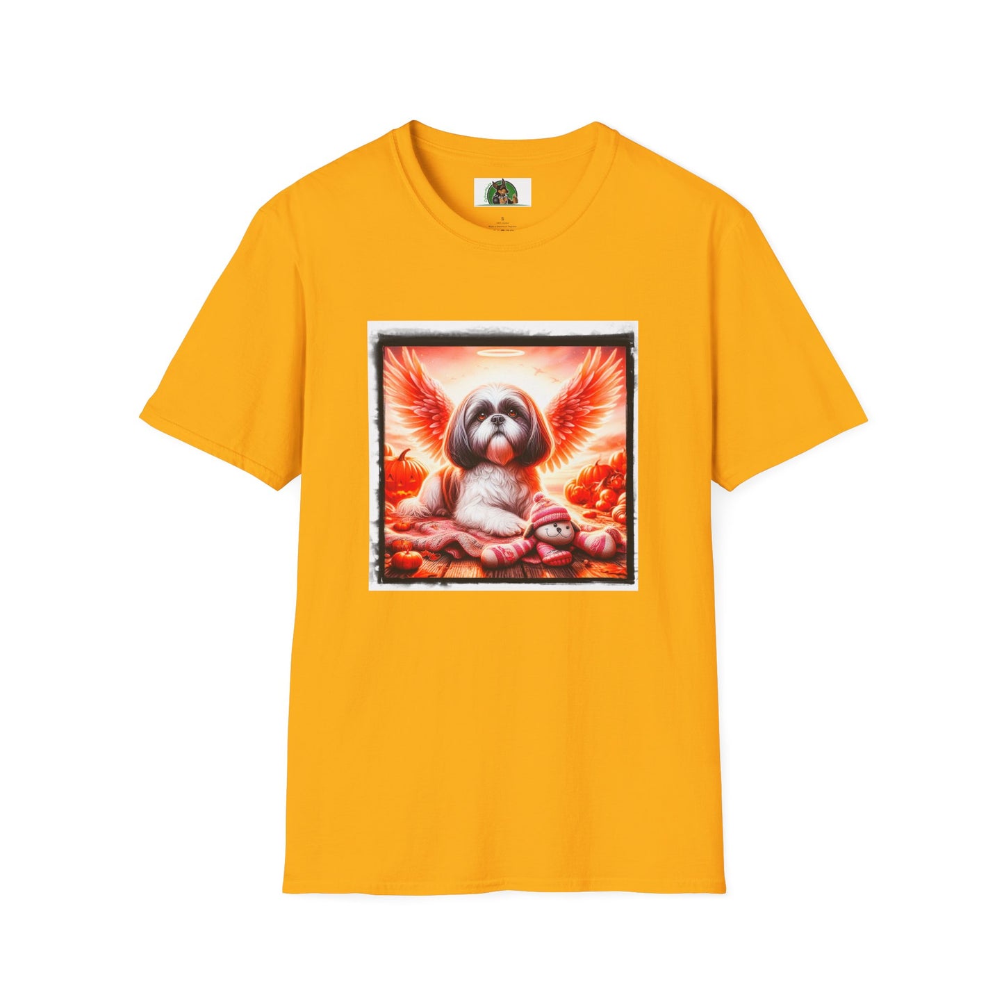 Shih Tzu heavenly sngel shirt T-Shirt Printify S Gold
