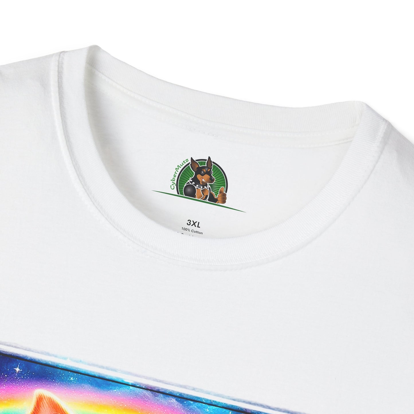 Yorkie rainbow bridge shirt T-Shirt Printify
