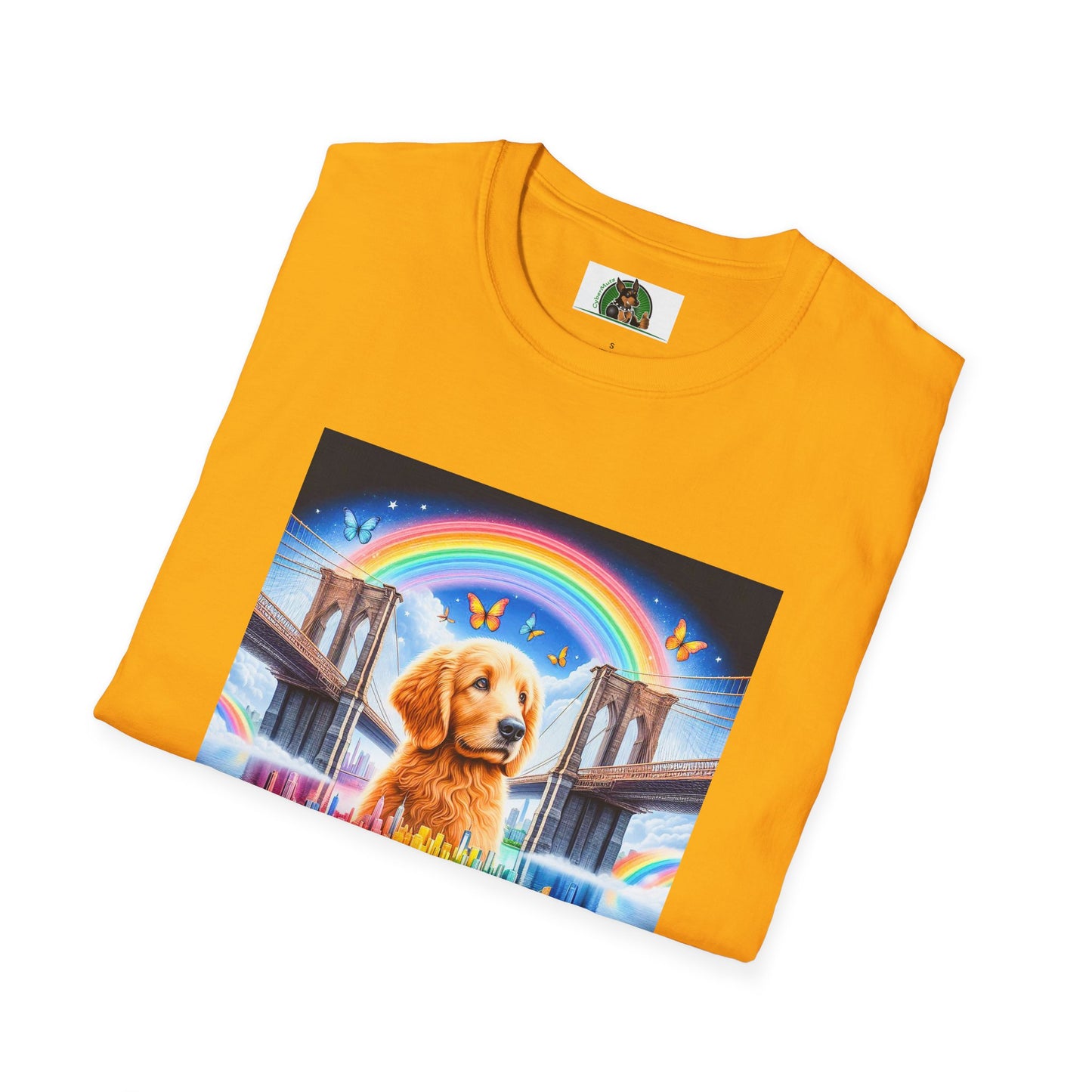 Golden Doodle rainbow shirt