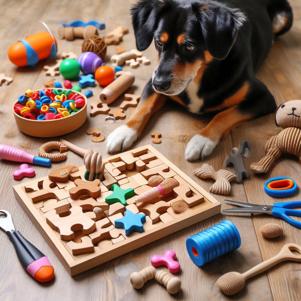 Featured image for Dog Enrichment: DIY Puzzle Toys & Games