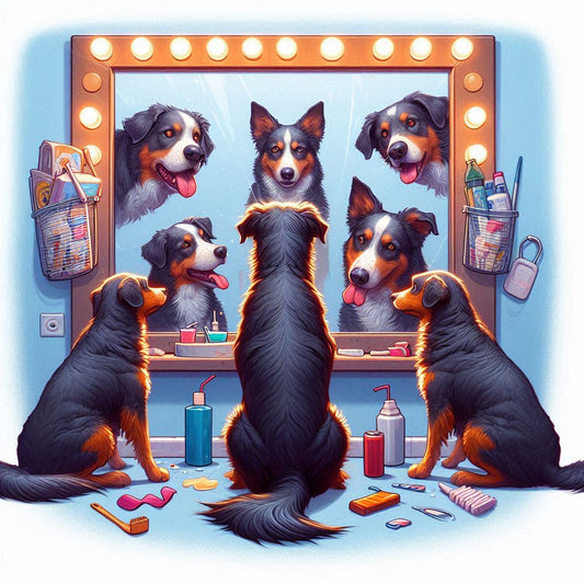 Common Reactions Dogs Have to Mirrors