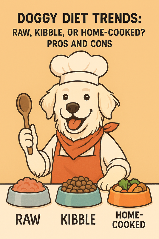 Doggy Diet Trends: Raw, Kibble, or Home-Cooked? Pros and Cons