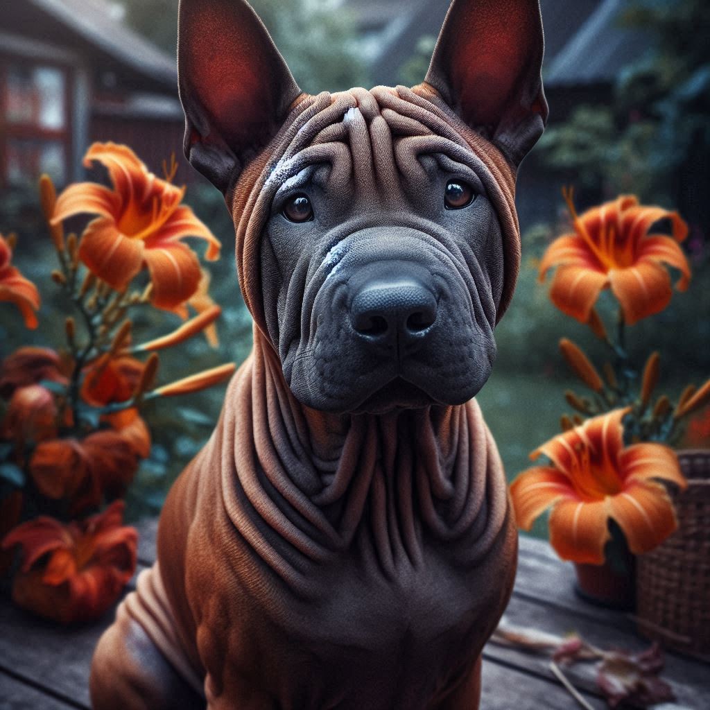 Stylized Ridgeback Ridge Thai Ridgeback – The Rare Breed with a Unique Fur Ridge – CyberMutz