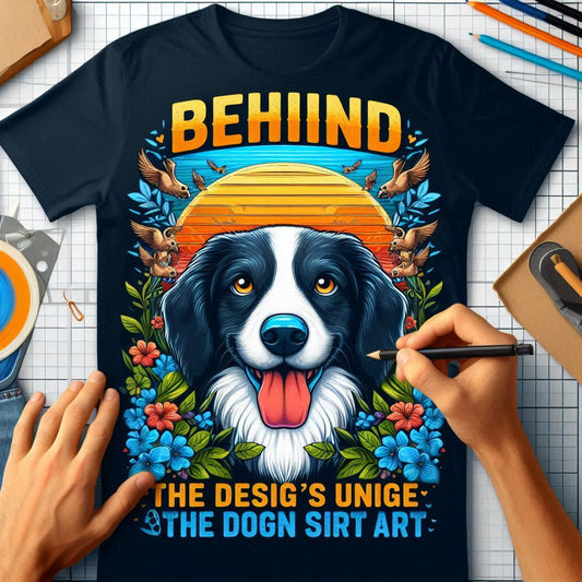 🖌️ Behind the Design: How We Create Our Unique Dog T-Shirt Art