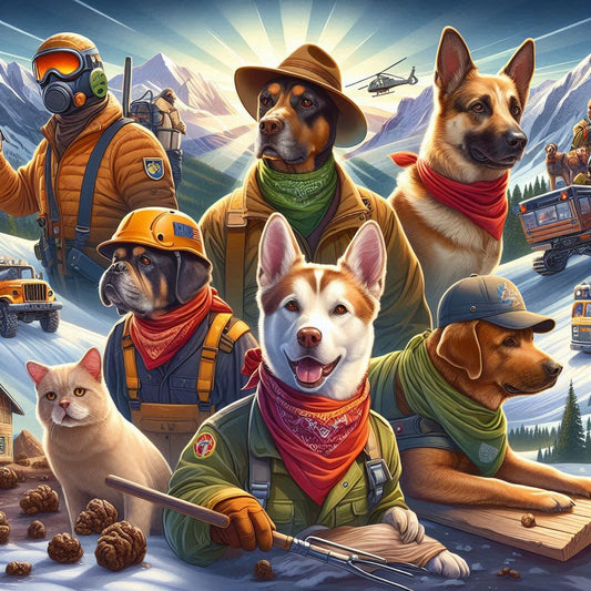 Dogs with Jobs – Heroes on Four Legs: Therapy Dogs, Truffle Hunters, Avalanche Rescue Dogs, and Conservation Dogs
