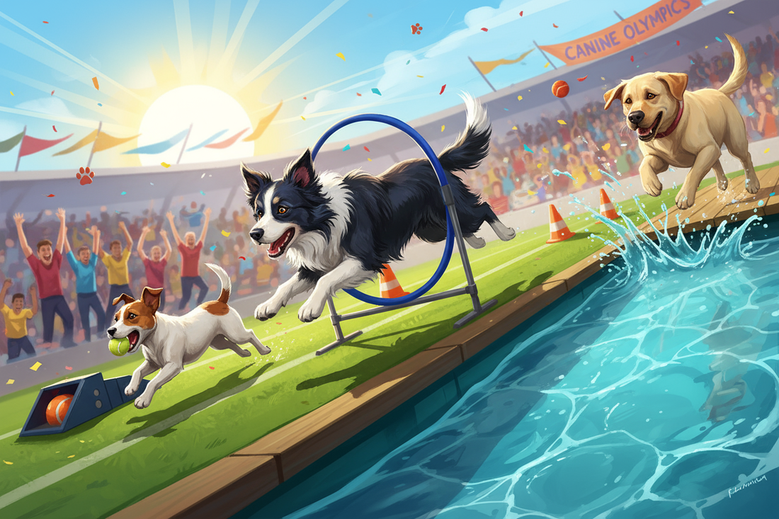 Featured image for Dog Sports Explained: Agility, Flyball, Dock