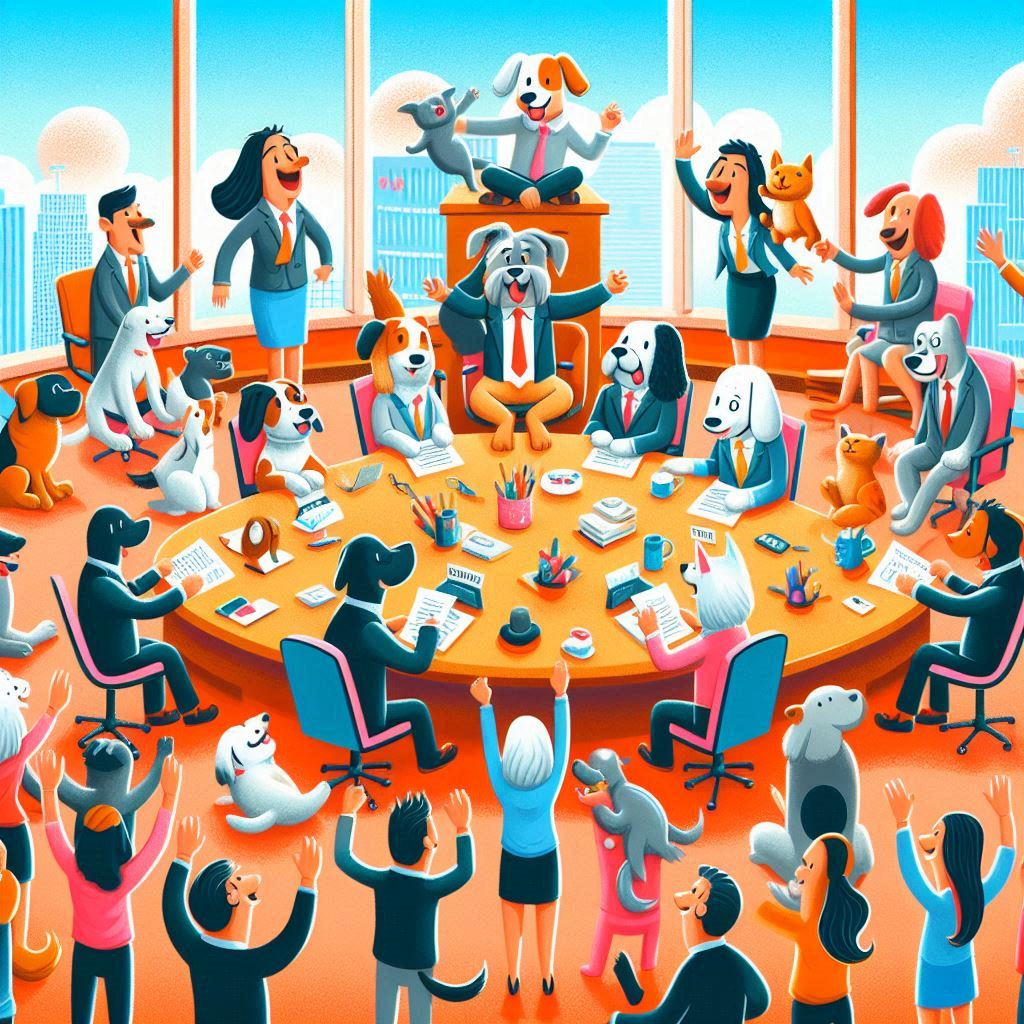 If Dogs Ran the World: A Tail-Wagging Takeover