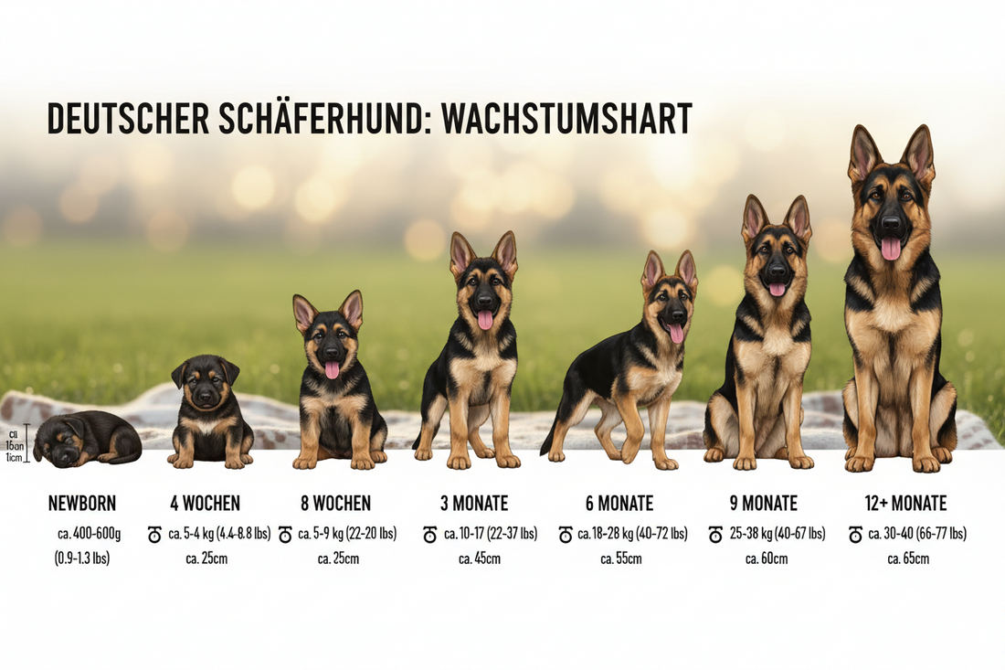 German Shepherd Puppy Growth Chart